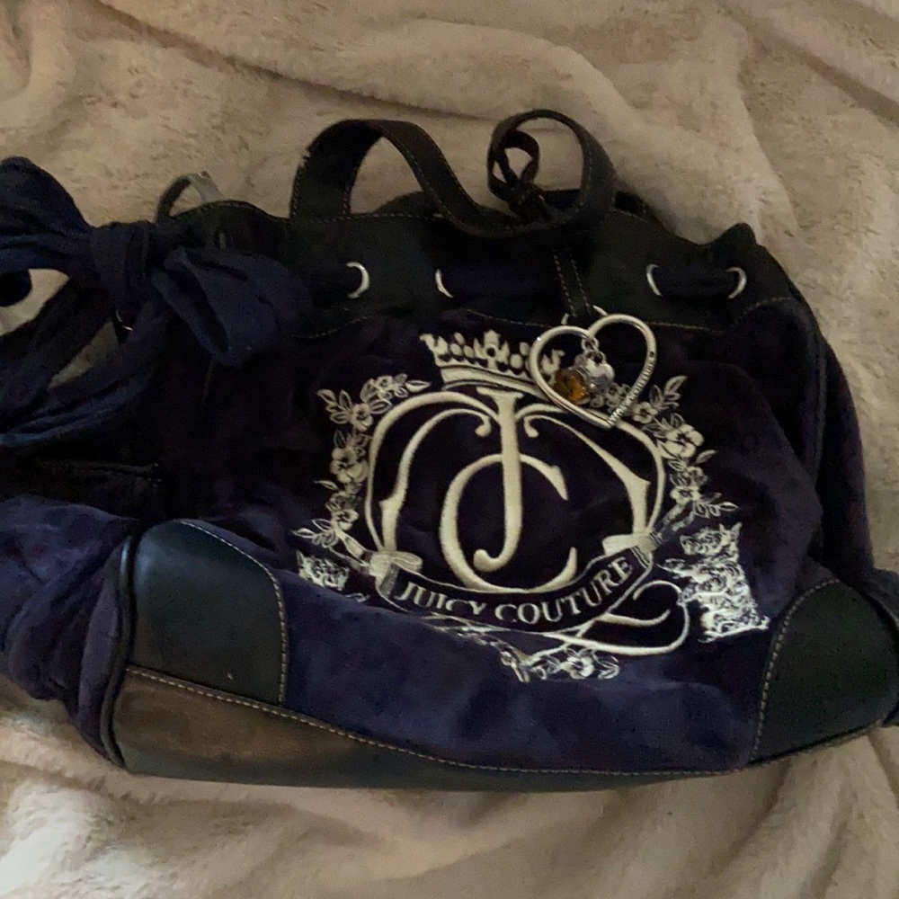 Dark Blue Juicy Couture Purse